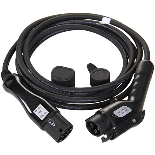 1-EV Type2 -> Type1 (32A) Cable de carga para vehículo eléctrico
