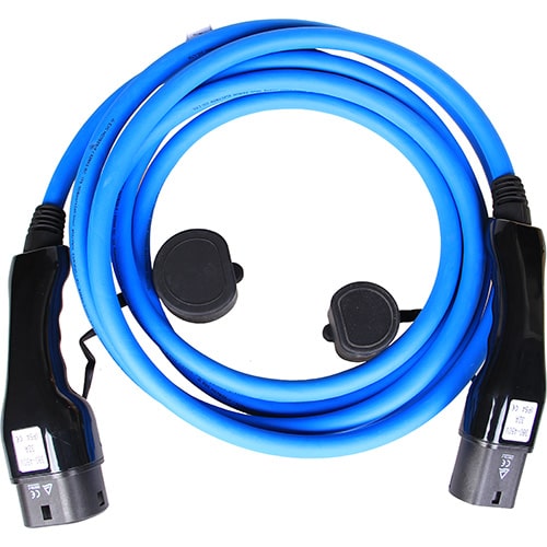 3-EV Type2 -> Type2 blue (3x32A) Cable de carga para vehículo eléctrico