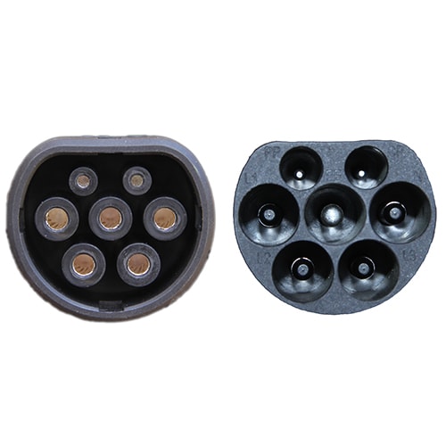 2-EVMOTIONS Delta Type2 -> Type2 8m (3x16A) Cable de carga para vehículo eléctrico
