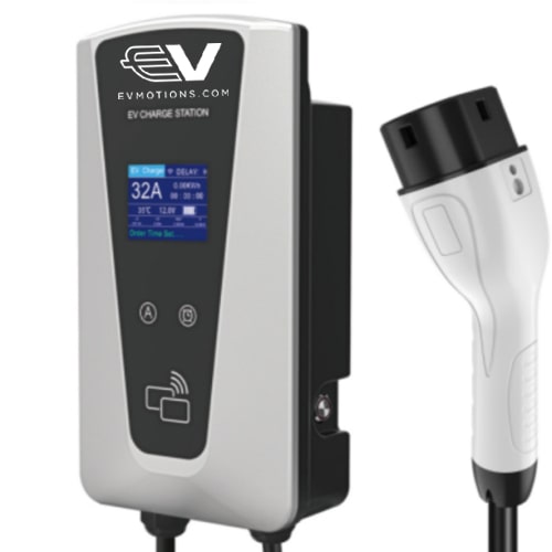 3-EVMOTIONS Delta Smart Wallbox Type2 11kw Wi-Fi Cable de carga para vehículo eléctrico