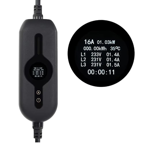 2-EVMOTIONS Epsilon EVSE Type2 (3x16A) Cable de carga para vehículo eléctrico