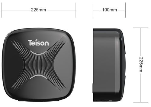 4-TEISON Smart Wallbox Type2 7.4kw Wi-Fi Cable de carga para vehículo eléctrico